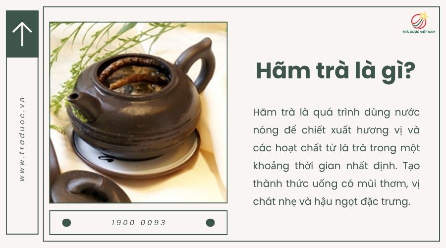 Hãm trà là quá trình ủ trà bằng nước nóng trong thời gian ngắn để chiết xuất hương, vị và màu sắc từ lá trà