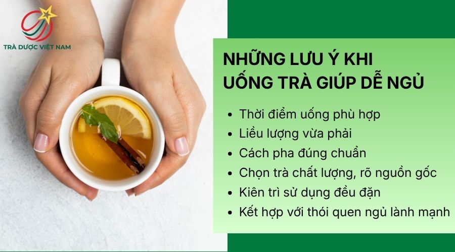 Uống trà thảo mộc đúng cách và đúng thời điểm để hỗ trợ giấc ngủ hiệu quả