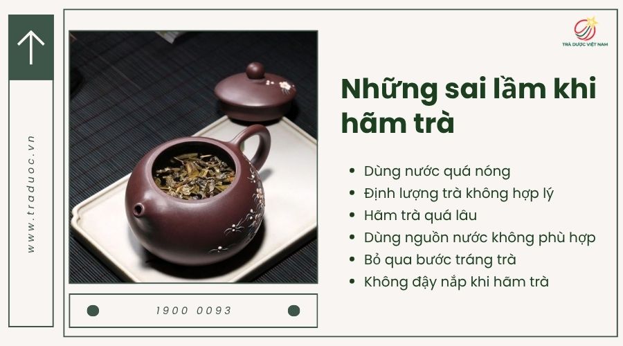 Tránh các lỗi cơ bản khi hãm trà sẽ giúp thành phẩm giữ trọn hương vị