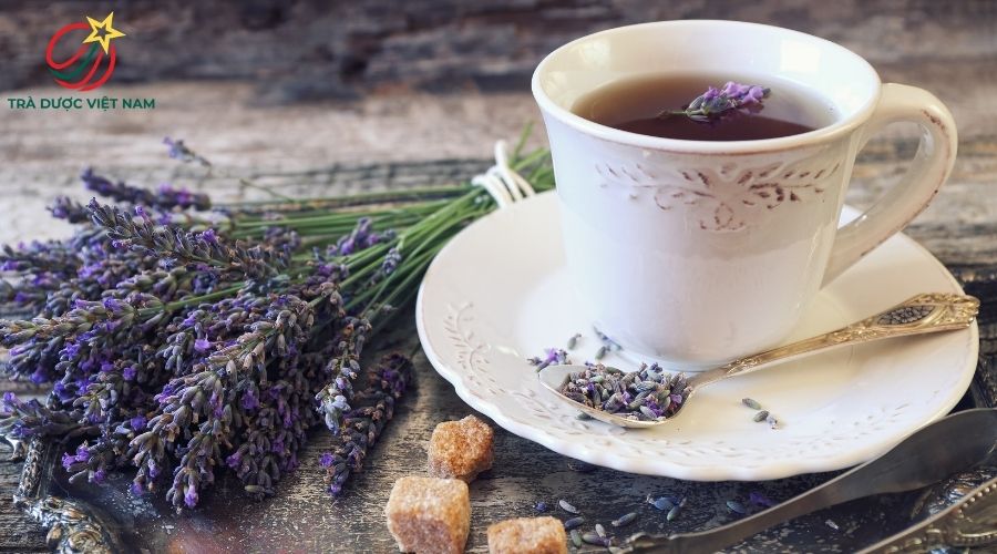 Hoa oải hương tím dịu dàng, nguyên liệu chính pha trà hỗ trợ giấc ngủ hiệu quả
