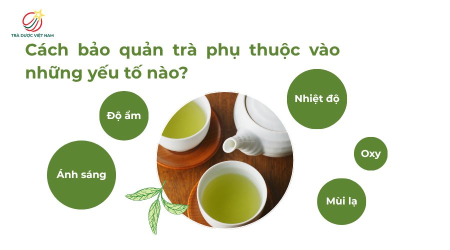 Những yếu tố ảnh hưởng đến cách bảo quản trà