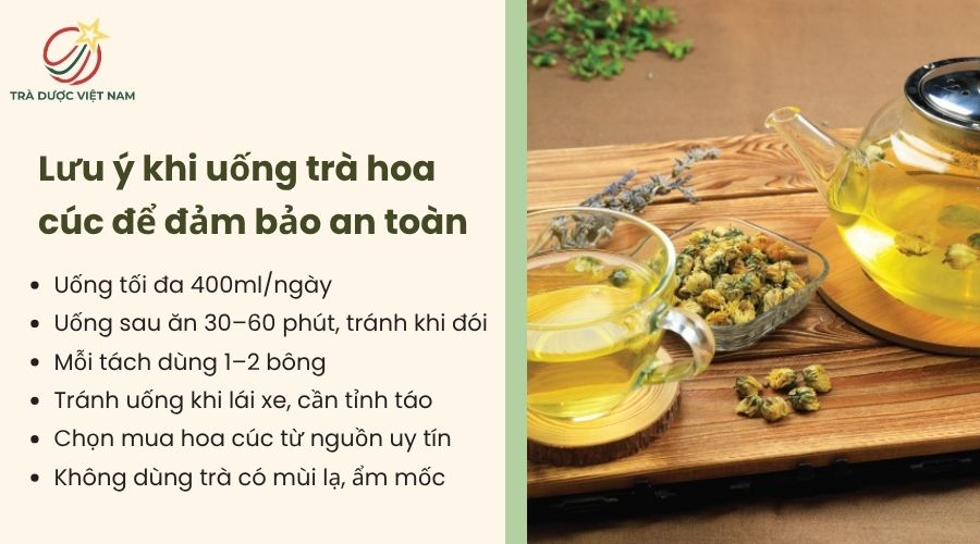 Hướng dẫn sử dụng trà hoa cúc hiệu quả và an toàn