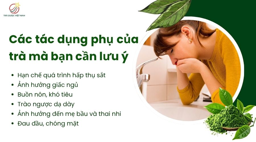 Tác hại tiềm ẩn khi uống trà không đúng cách