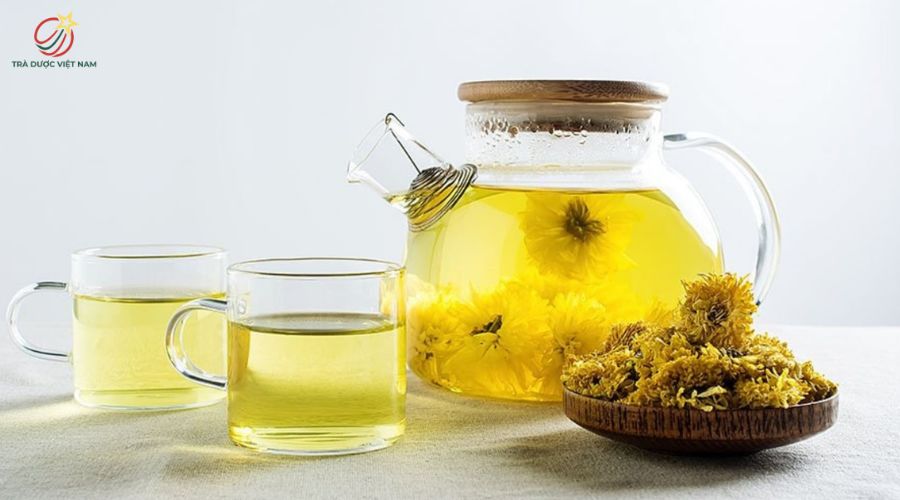 Trà hoa cúc giúp an thần, hỗ trợ giấc ngủ tự nhiên