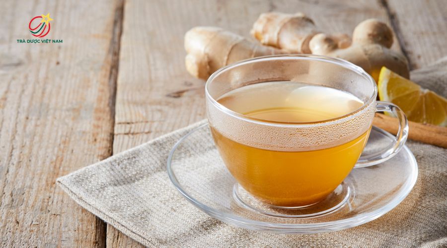 Uống trà gừng giúp làm ấm dạ dày và kích thích hệ tiêu hóa