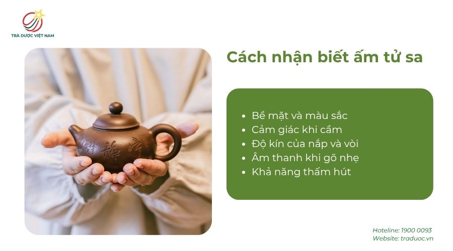 Cần quan sát tổng thể ấm để nhận biết ấm chuẩn và thật
