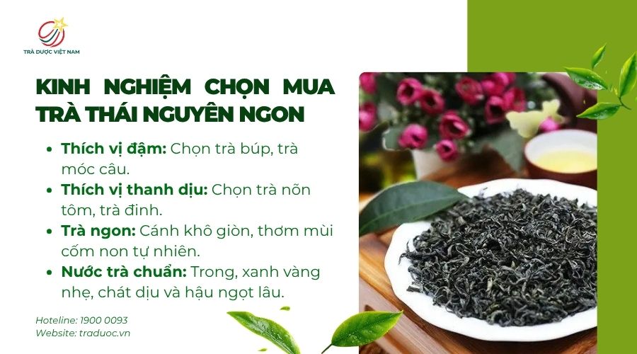 Cách chọn mua trà thái nguyên ngon