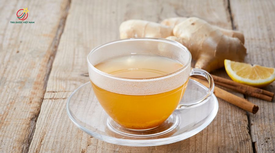 Trà gừng có tác dụng thúc đẩy quá trình tiêu hóa cho người dùng