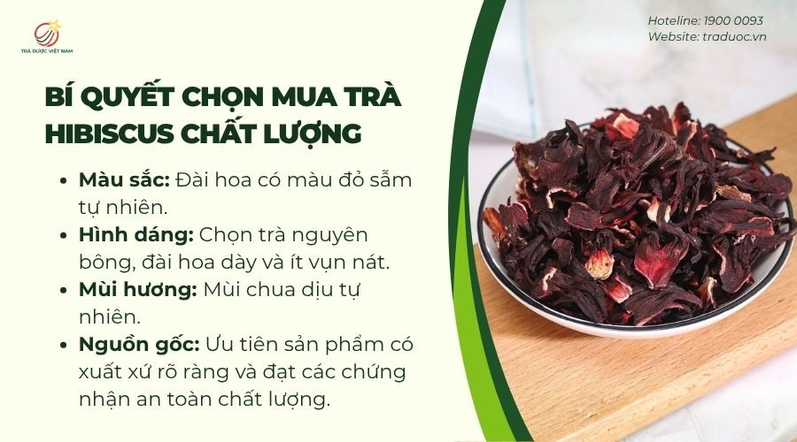 Bí quyết để mua trà Hibiscus chất lượng trên thị trường
