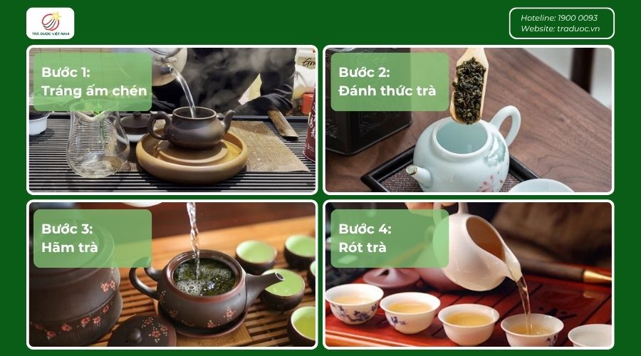 Hướng dẫn các bước pha trà chuẩn vị, không chát đắng