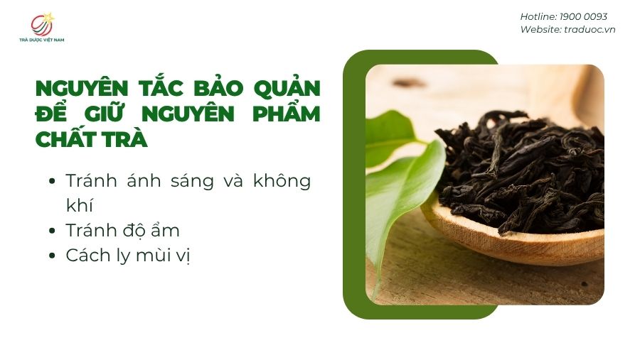 Bảo quản trà đúng cách để giữ trọn hương vị và chất lượng