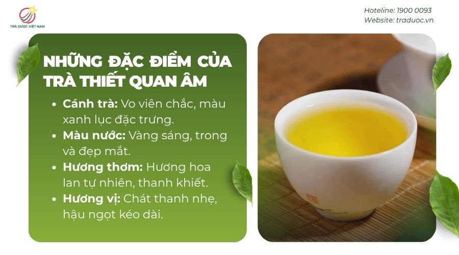Thiết Quan Âm là trà nổi tiếng bậc nhất của Trung Hòa