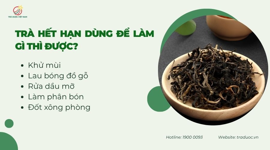 Một số mẹo tận dụng trà hết hạn trong sinh hoạt hằng ngày